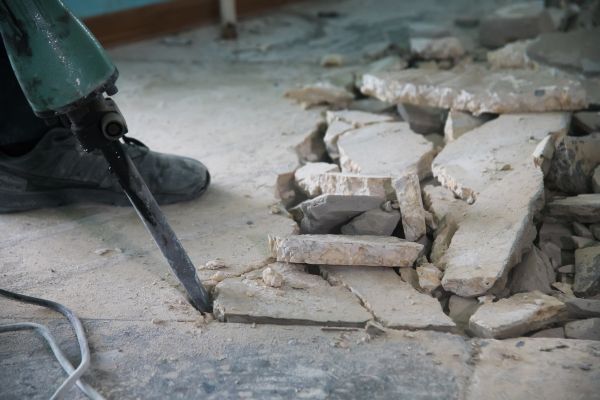 Cement Slab Removal in Evergreen