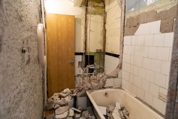 Shower Tile Demolition in Evergreen